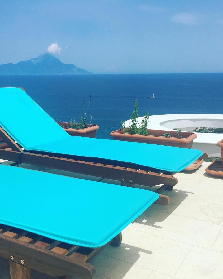 Villa Ulyana Kriaritsi - Athos Sea View & Spa Exterior photo